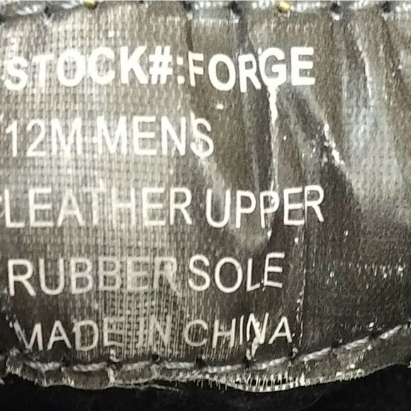 IZOD Forge Low Duck‎ Boots Men's Size 12 M Black, Grey - Picture 8 of 8